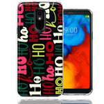 LG Aristo 4/Escape PLUS/Tribute Royal Christmas Santa Ho Ho Ho textagraphy Festive Holiday Double Layer Phone Case Cover