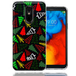 LG K40 Christmas Trees Holiday Festive Winter By BillyElleCo Double Layer Phone Case Cover