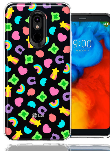 LG Aristo 4/Escape PLUS/Tribute Royal Cute Lucky Marshmallow Cereal Nostalgic Double Layer Phone Case Cover