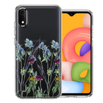 Samsung Galaxy A01 Country Dried Flowers Design Double Layer Phone Case Cover
