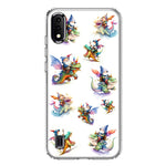 Samsung Galaxy A01 Cute Fairy Cartoon Gnomes Dragons Monsters Hybrid Protective Phone Case Cover