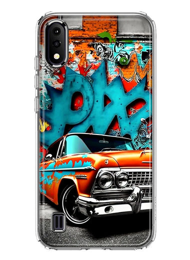Samsung Galaxy A01 Lowrider Painting Graffiti Art Hybrid Protective Phone Case Cover