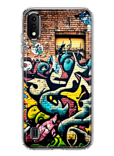 Samsung Galaxy A01 Urban Graffiti Wall Art Painting Hybrid Protective Phone Case Cover