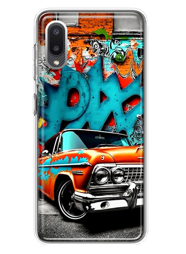 Samsung Galaxy A02 Lowrider Painting Graffiti Art Hybrid Protective Phone Case Cover