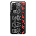 Samsung Galaxy A02S Cute Halloween Spooky Horror Scary Characters Friends Hybrid Protective Phone Case Cover