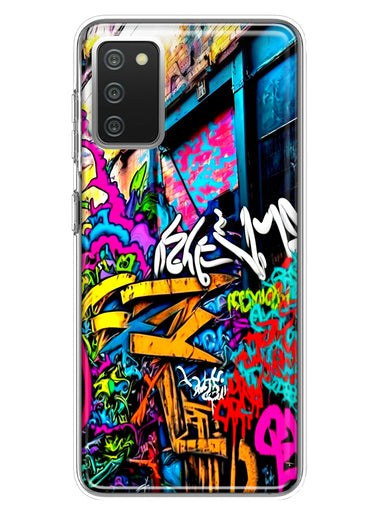 Samsung Galaxy A02S Urban Graffiti Street Art Painting Hybrid Protective Phone Case Cover