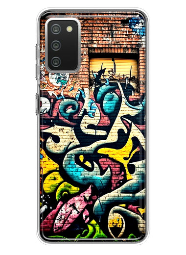 Samsung Galaxy A02S Urban Graffiti Wall Art Painting Hybrid Protective Phone Case Cover
