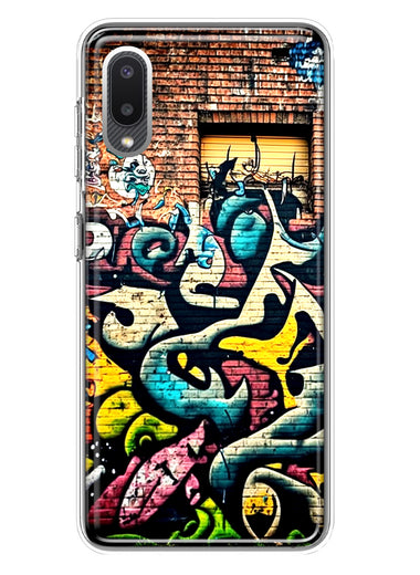 Samsung Galaxy A02 Urban Graffiti Wall Art Painting Hybrid Protective Phone Case Cover