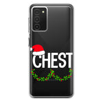 Samsung Galaxy A03S Christmas Funny Ornaments Couples Chest Nuts Hybrid Protective Phone Case Cover