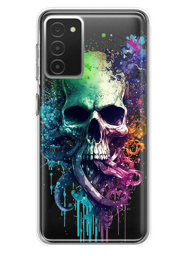 Samsung Galaxy A03S Fantasy Octopus Tentacles Skull Hybrid Protective Phone Case Cover