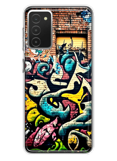 Samsung Galaxy A03S Urban Graffiti Wall Art Painting Hybrid Protective Phone Case Cover