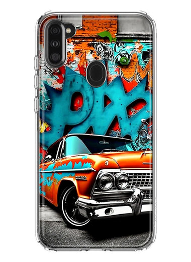 Samsung Galaxy A11 Lowrider Painting Graffiti Art Hybrid Protective Phone Case Cover