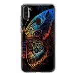 Samsung Galaxy A11 Mandala Geometry Abstract Butterfly Pattern Hybrid Protective Phone Case Cover