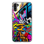 Samsung Galaxy A11 Urban Graffiti Street Art Painting Hybrid Protective Phone Case Cover