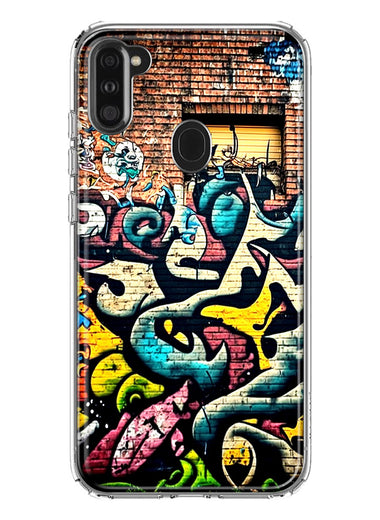 Samsung Galaxy A11 Urban Graffiti Wall Art Painting Hybrid Protective Phone Case Cover