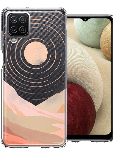 Samsung Galaxy A12 Desert Mountains Design Double Layer Phone Case Cover