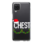 Samsung Galaxy A12 Christmas Funny Ornaments Couples Chest Nuts Hybrid Protective Phone Case Cover