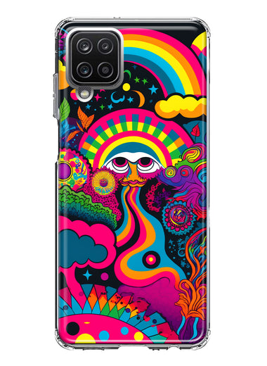 Samsung Galaxy A22 5G Psychedelic Trippy Hippie Night Walk Hybrid Protective Phone Case Cover