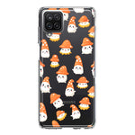 Samsung Galaxy A12 Cute Cartoon Mushroom Ghost Characters Hybrid Protective Phone Case Cover