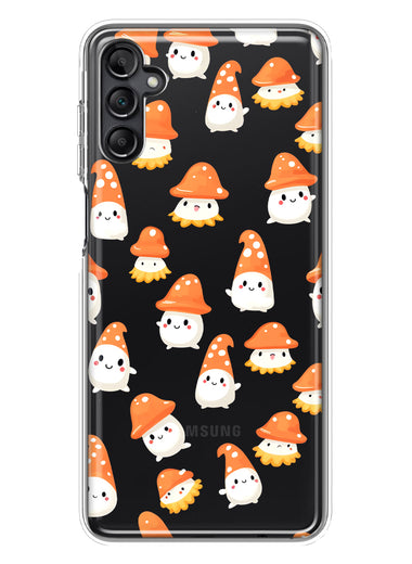 Samsung Galaxy A13 Cute Cartoon Mushroom Ghost Characters Hybrid Protective Phone Case Cover