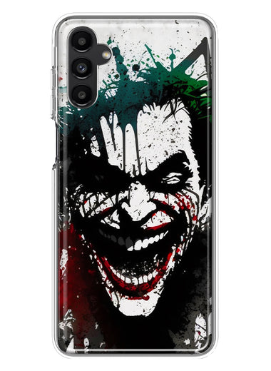 Samsung Galaxy A13 Laughing Joker Painting Graffiti Hybrid Protective Phone Case Cover