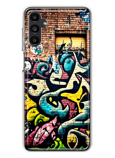 Samsung Galaxy A14 Urban Graffiti Wall Art Painting Hybrid Protective Phone Case Cover