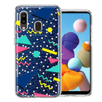 Samsung Galaxy A20 90's Swag Shapes Design Double Layer Phone Case Cover