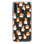 Samsung Galaxy A21 Cute Cartoon Mushroom Ghost Characters Hybrid Protective Phone Case Cover