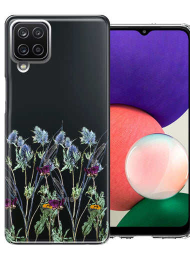 For Samsung Galaxy A22 Country Dried Flowers Phone Case Cover