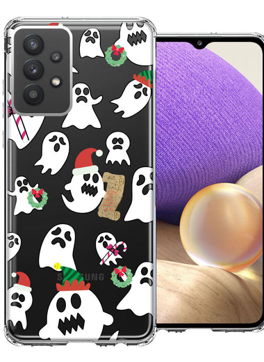 Samsung Galaxy A32 Halloween Christmas Ghost Design Double Layer Phone Case Cover