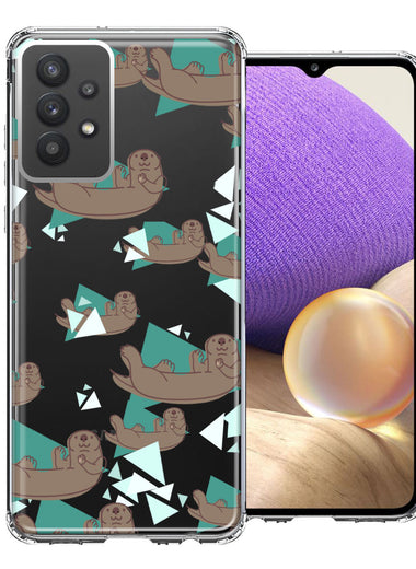Samsung Galaxy A32 Cute Otter Design Double Layer Phone Case Cover