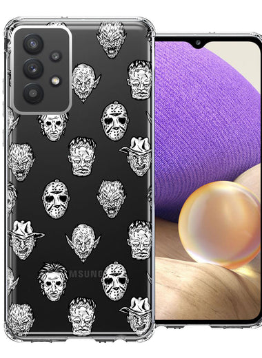Samsung Galaxy A32 Halloween Horror Villans Design Double Layer Phone Case Cover