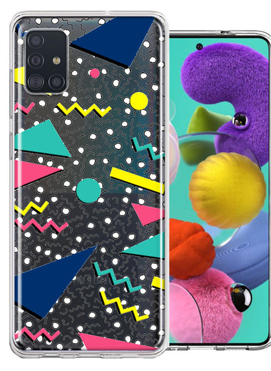 Samsung Galaxy A51 90's Swag Shapes Design Double Layer Phone Case Cover