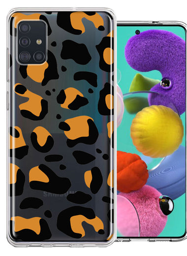 Samsung Galaxy A51 Classic Animal Wild Leopard Jaguar Print Double Layer Phone Case Cover