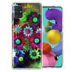 Samsung Galaxy A51 Colorful Daisies Design Double Layer Phone Case Cover