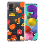 Samsung Galaxy A51 Thanksgiving Autumn Fall Design Double Layer Phone Case Cover