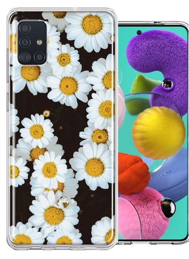 Samsung Galaxy A51 Cute Daisy Flower Design Double Layer Phone Case Cover