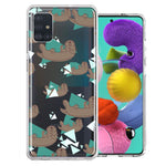 Samsung Galaxy A51 Cute Otter Design Double Layer Phone Case Cover