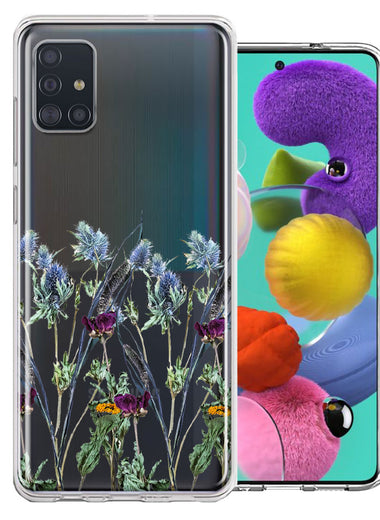 Samsung Galaxy A51 Country Dried Flowers Design Double Layer Phone Case Cover