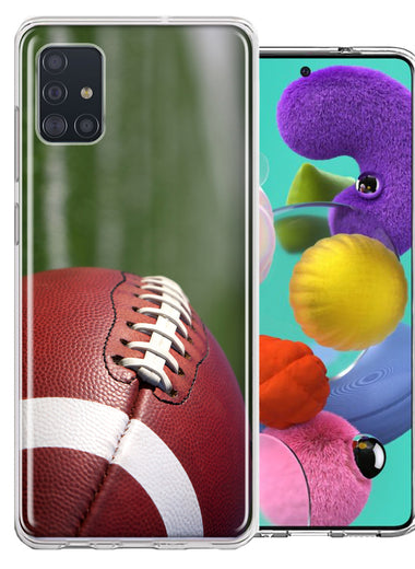 Samsung Galaxy A51 Football Design Double Layer Phone Case Cover