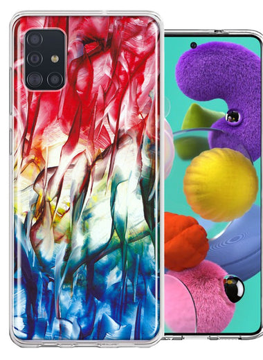 Samsung Galaxy A51 Land Sea Abstract Design Double Layer Phone Case Cover