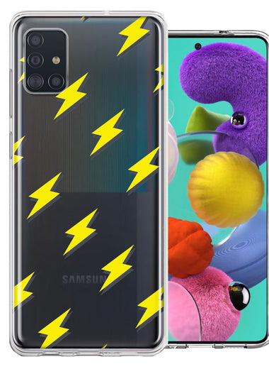 Samsung Galaxy A51 Electric Lightning Bolts Design Double Layer Phone Case Cover