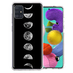 Samsung Galaxy A51 Moon Transitions Design Double Layer Phone Case Cover