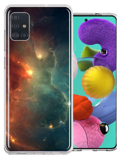 Samsung Galaxy A51 Nebula Design Double Layer Phone Case Cover