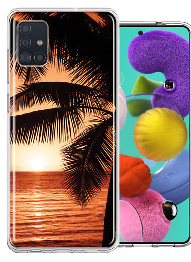 Samsung Galaxy A51 Paradise Sunset Design Double Layer Phone Case Cover