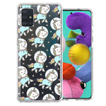 Samsung Galaxy A51 Space Unicorns Design Double Layer Phone Case Cover