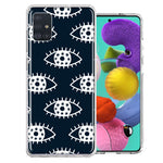 Samsung Galaxy A51 Starry Evil Eyes Design Double Layer Phone Case Cover