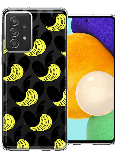 Samsung Galaxy A52 Tropical Bananas Design Double Layer Phone Case Cover