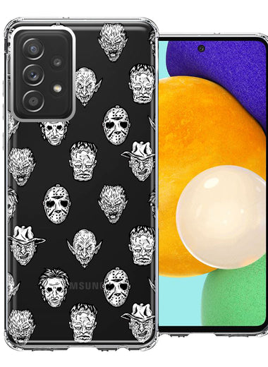 Samsung Galaxy A52 Halloween Horror Villans Design Double Layer Phone Case Cover