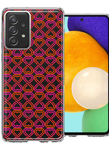 Samsung Galaxy A52 Infinity Hearts Design Double Layer Phone Case Cover